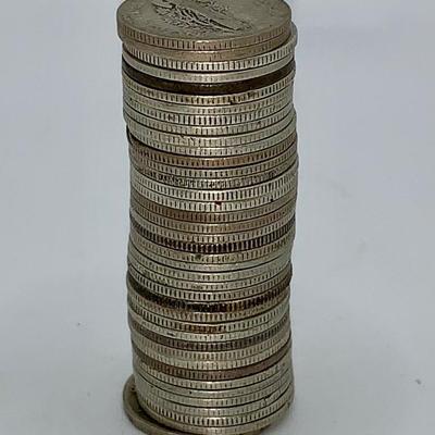 Lot of 40 Unsearched 1916-1945 Mercury Dimes