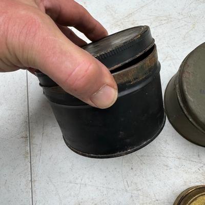 Vintage Metal Cans and Tins