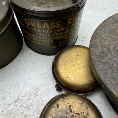 Vintage Metal Cans and Tins