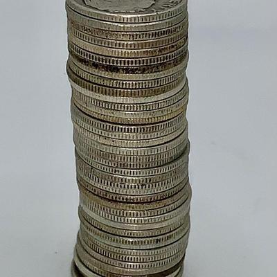 Lot of 40 Unsearched 1946-64 Roosevelt Dimes