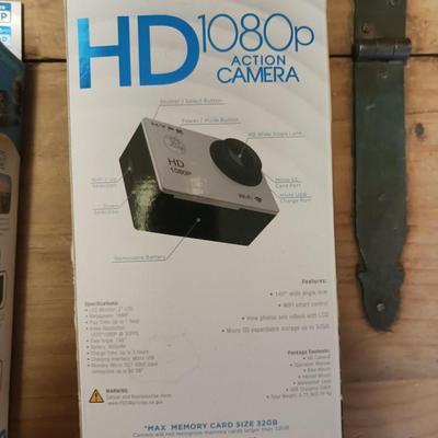 SONY DIGITAL CAMERA, 2 NEW HD ACTION CAMERAS, COMPUTER SPEAKERS