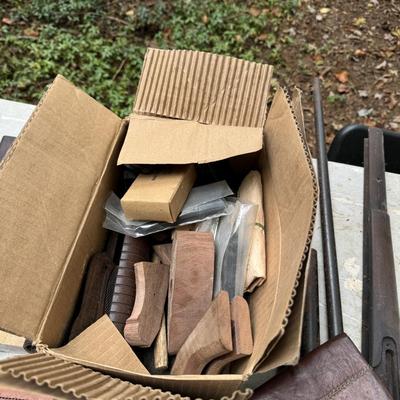 Gun Stocks, Barrels, Sheath