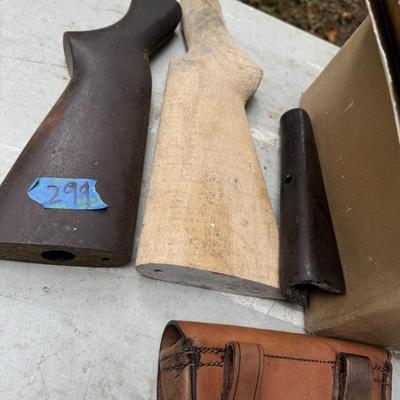 Gun Stocks, Barrels, Sheath