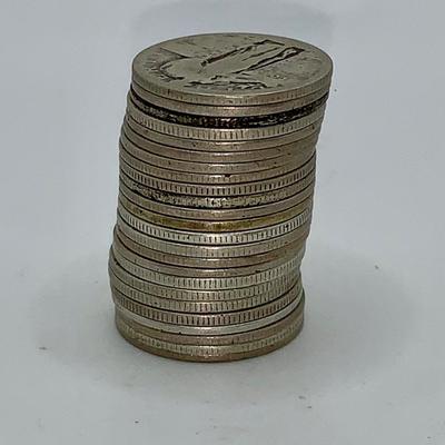 Lot of 24 Unsearched 1916-1930 Standing Liberty Quarters