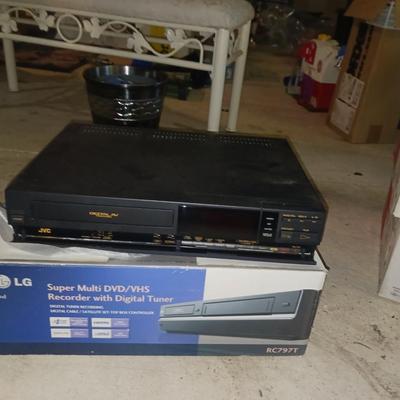 JVC VHS PLAYER AND RCA VHS PLAYER
