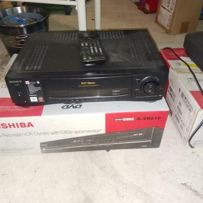 JVC VHS PLAYER AND RCA VHS PLAYER