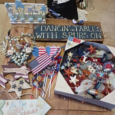 MOSTLY PATRIOTIC DECOR