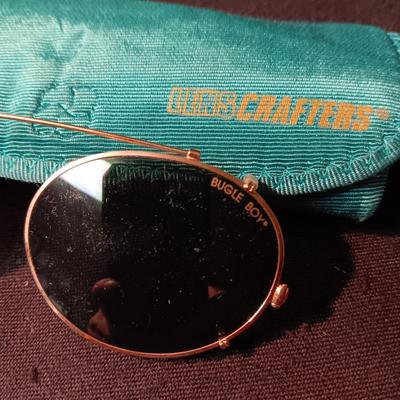 BUGLE BOY AND ANOTHER CLIP ON SUNGLASSES