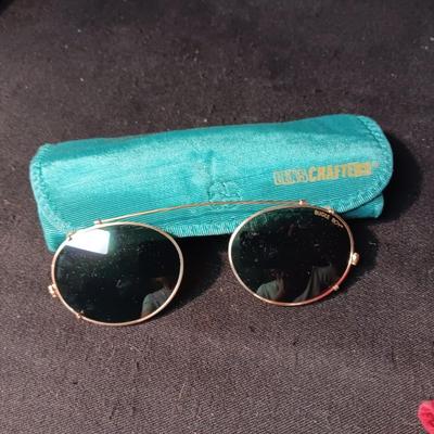 BUGLE BOY AND ANOTHER CLIP ON SUNGLASSES