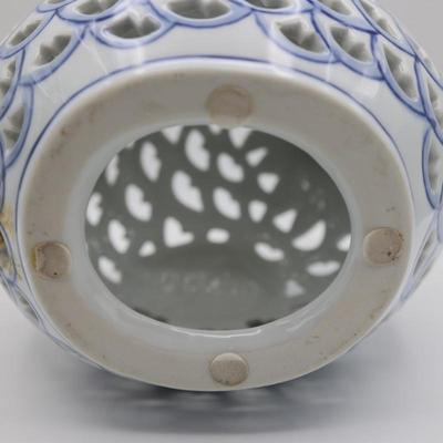 Blue and White Porcelain Hen