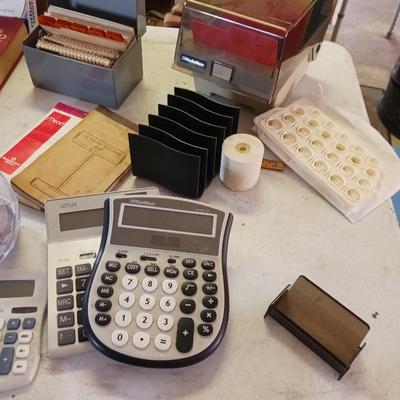 A VARIETY OF OFFICE SUPPLIES