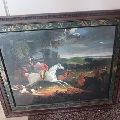 "FULL CRY" FOX HUNT PICTURE