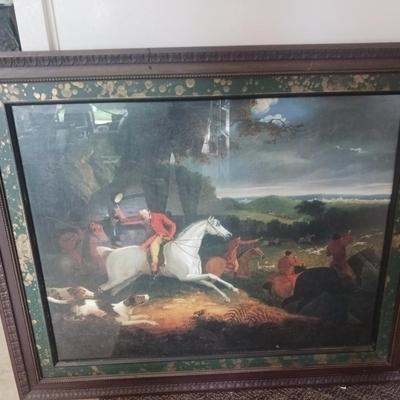 "FULL CRY" FOX HUNT PICTURE