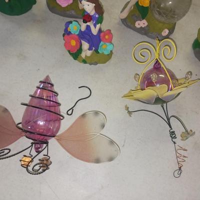 AN ASSORTMENT OF GARDEN FAIRIES