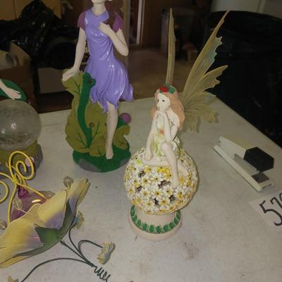 AN ASSORTMENT OF GARDEN FAIRIES