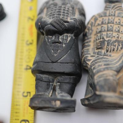 Chinese Imperial Terracotta Soldier Figurines - Set of 4