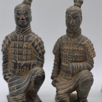Chinese Imperial Terracotta Soldier Figurines - Set of 4