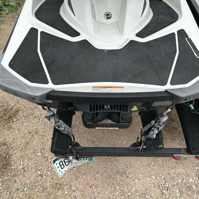 TWO 2013 SEA-DOO JET SKIS WITH TRAILER
