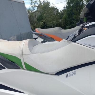 TWO 2013 SEA-DOO JET SKIS WITH TRAILER