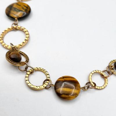 Joan Rivers Tigers Eye Necklace