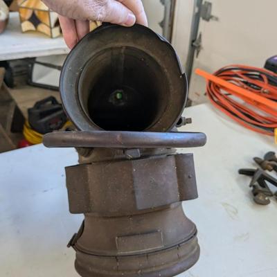 1903 AUTOLYTE COMBINATION ACETYLENE & CANDLE LAMP