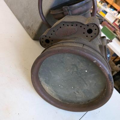 1903 AUTOLYTE COMBINATION ACETYLENE & CANDLE LAMP