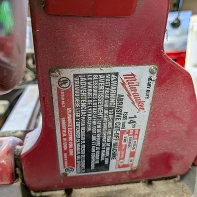 Milwaukee 6176-20 14" Abrasive Chop Saw
