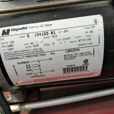 Coleman Powermate Compressor, 4 HP, 11 Gal