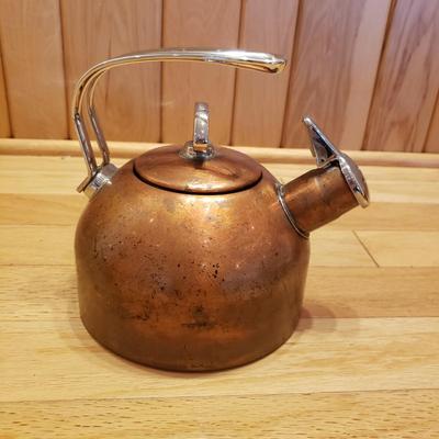 Paul Revere/Chantel Copper Pots w/Lids, Bowl, Tea Kettle and More (LLR-KD)