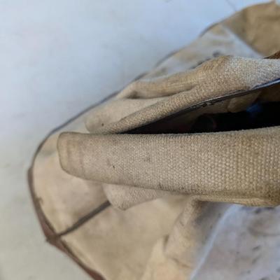 Klein Tools 5102-16 Canvas Leather Tool Bag Wide Mouth Heavy Duty Made in USA