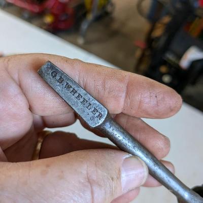 Lot of Antique Auger Bit Brace, Hand Drill Bits
