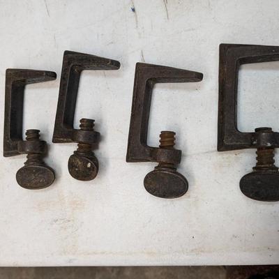 Antique Cast Iron C Clamps