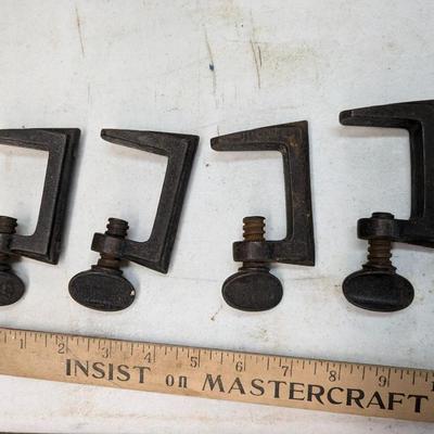 Antique Cast Iron C Clamps