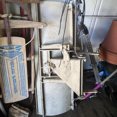 Very Nice Lawn Tractor Blade Attachment