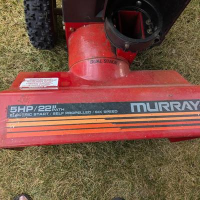 Working Murray 5 HP, 22" Snow Blower