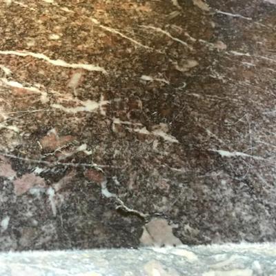 Renaissance Marble top step down dresser
