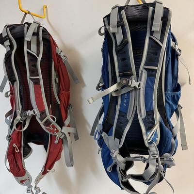 Three Osprey Backpacks and Water Reservoirs (C-TF)