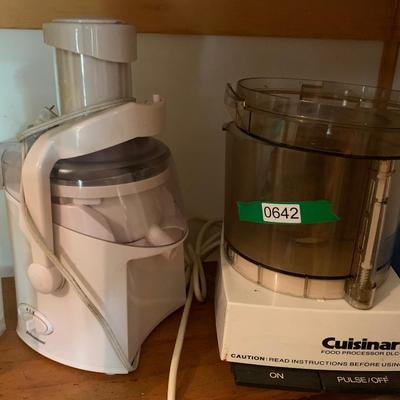 Electric Juicer & Cuisinart