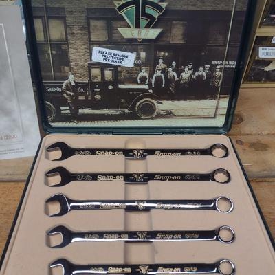Snap-On 75th Anniversary Hand Wrench Set in Collector Case with C.O.A. Numbered Limited Edition