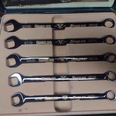 Snap-On 75th Anniversary Hand Wrench Set in Collector Case with C.O.A. Numbered Limited Edition