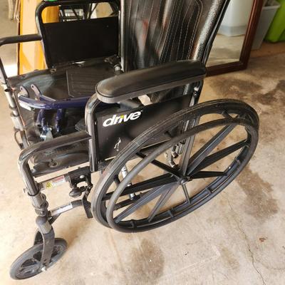 3 pieces Drive Wheelchair, Foldable Walker, Toilet Safety Rail in box