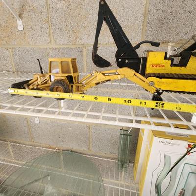 Ford 555A Backhoe Loader & Tonka Backhoe Loader