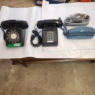 4 Vintage Telephones