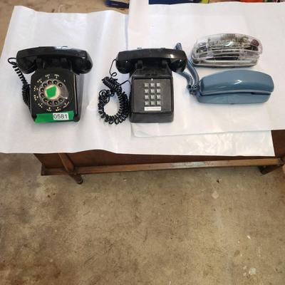 4 Vintage Telephones