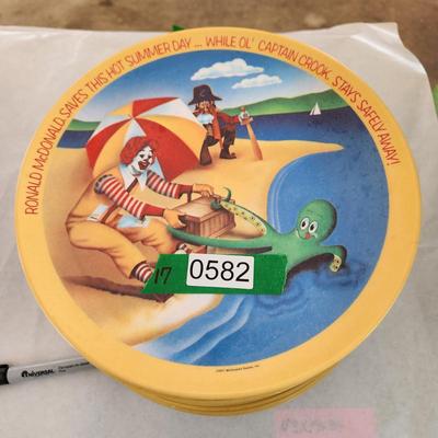 Lot of 17 Ronald McDonald's Plates Lexington Plates Made in USA 1977