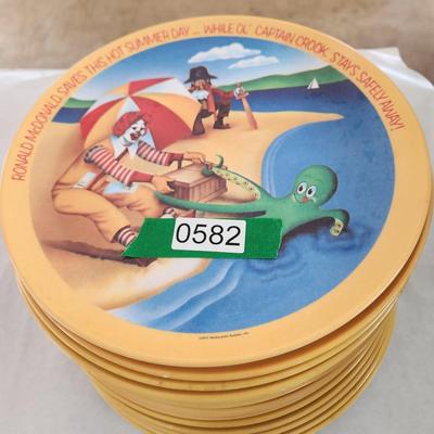 Lot of 17 Ronald McDonald's Plates Lexington Plates Made in USA 1977