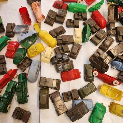 Large Lot of Plastic Vehicles Junkyard Mohawk and Others