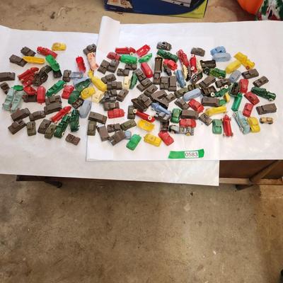 Large Lot of Plastic Vehicles Junkyard Mohawk and Others