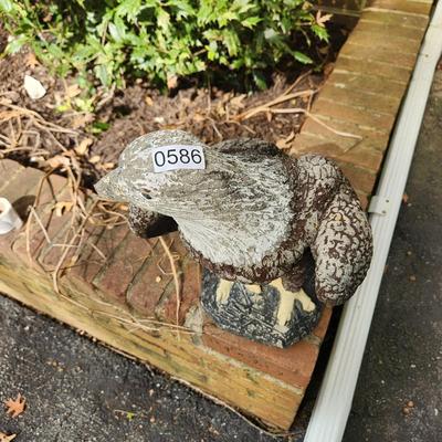 Heavy Concrete American Bald Eagle Statue Yard Garden Art