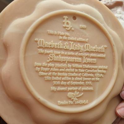 4 Shakespeare Lovers Plates Bradex Collection